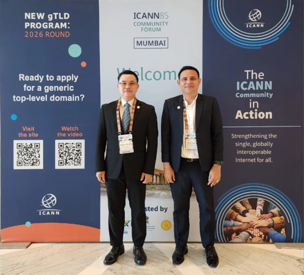 ຄະນະຜູ້ແທນ ສູນອິນເຕີເນັດ ແຫ່ງຊາດ (LANIC) ເຂົ້າຮ່ວມກອງປະຊຸມ ICANN85 ທີ່ ນະຄອນຫຼວງມຸມໄບ ປະເທດອິນເດຍ ເພື່ອຊຸກຍູ້ຍຸດທະສາດການຫັນເປັນດິຈິຕອນຂອງ ສປປ ລາວ